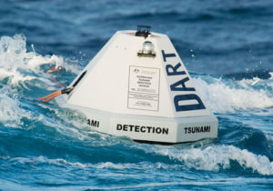 Easy-to-deploy mooring line on Tsunami detection buoy